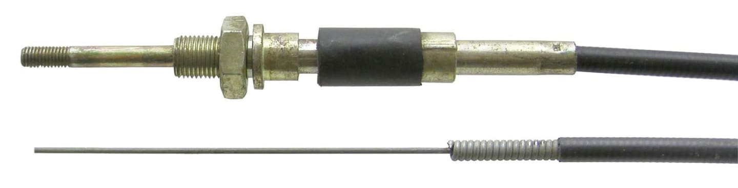 Bowdenzug Länge 1.130/1.010 mm, für Absteller Traktor Case IH 433, 533, 633, 440, 540, 640