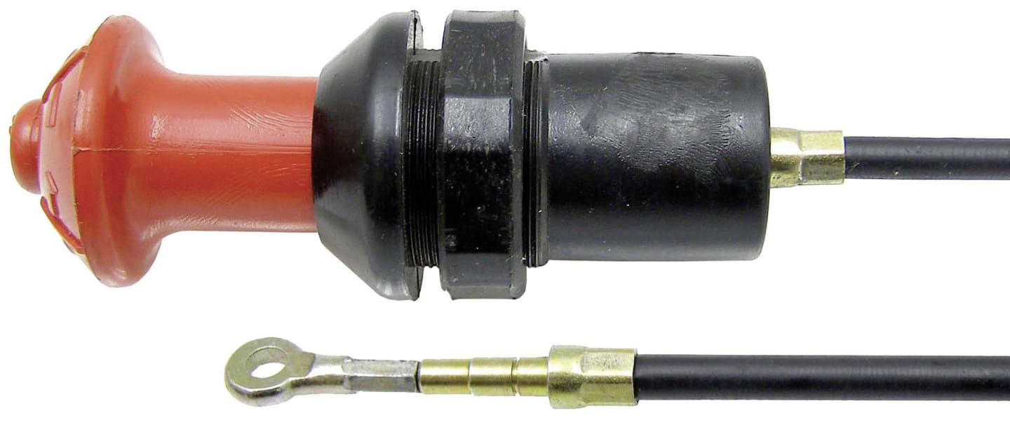 Bowdenzug Länge 775/630 mm, für Absteller Traktor Same Explorer, Krypton
