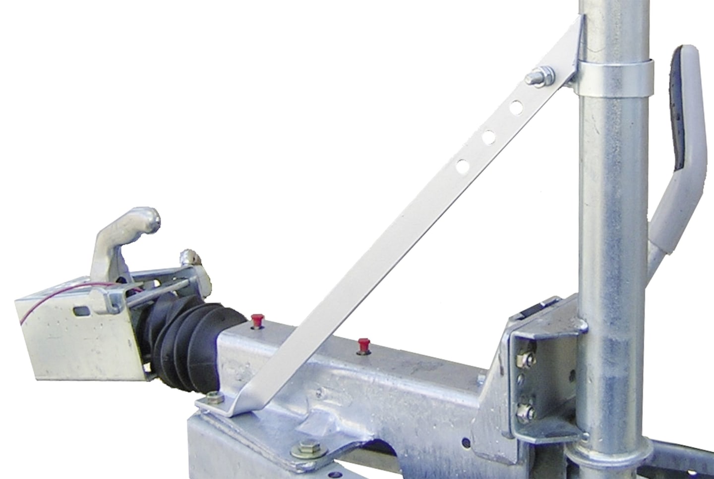 TRAILER POOL Stützradstrebe mit Schelle für Stützrad mit Rundrohr 60 mm, 016 013 028