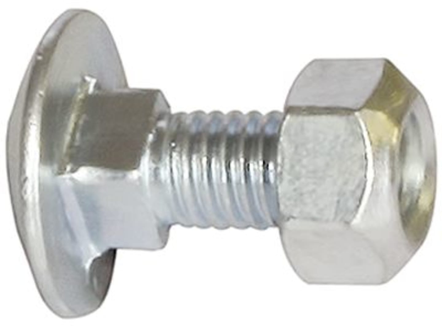 Industriehof® Flachrundschraube 8.8, mit selbstsichernder Mutter
