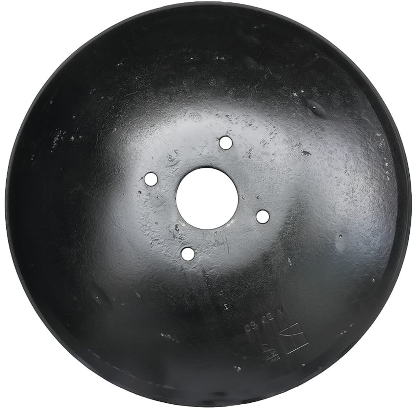 Industriehof® Eggenscheibe LK 115 mm, ZB 60,5 mm, gewölbt, glatt, flacher Ansatz, universal