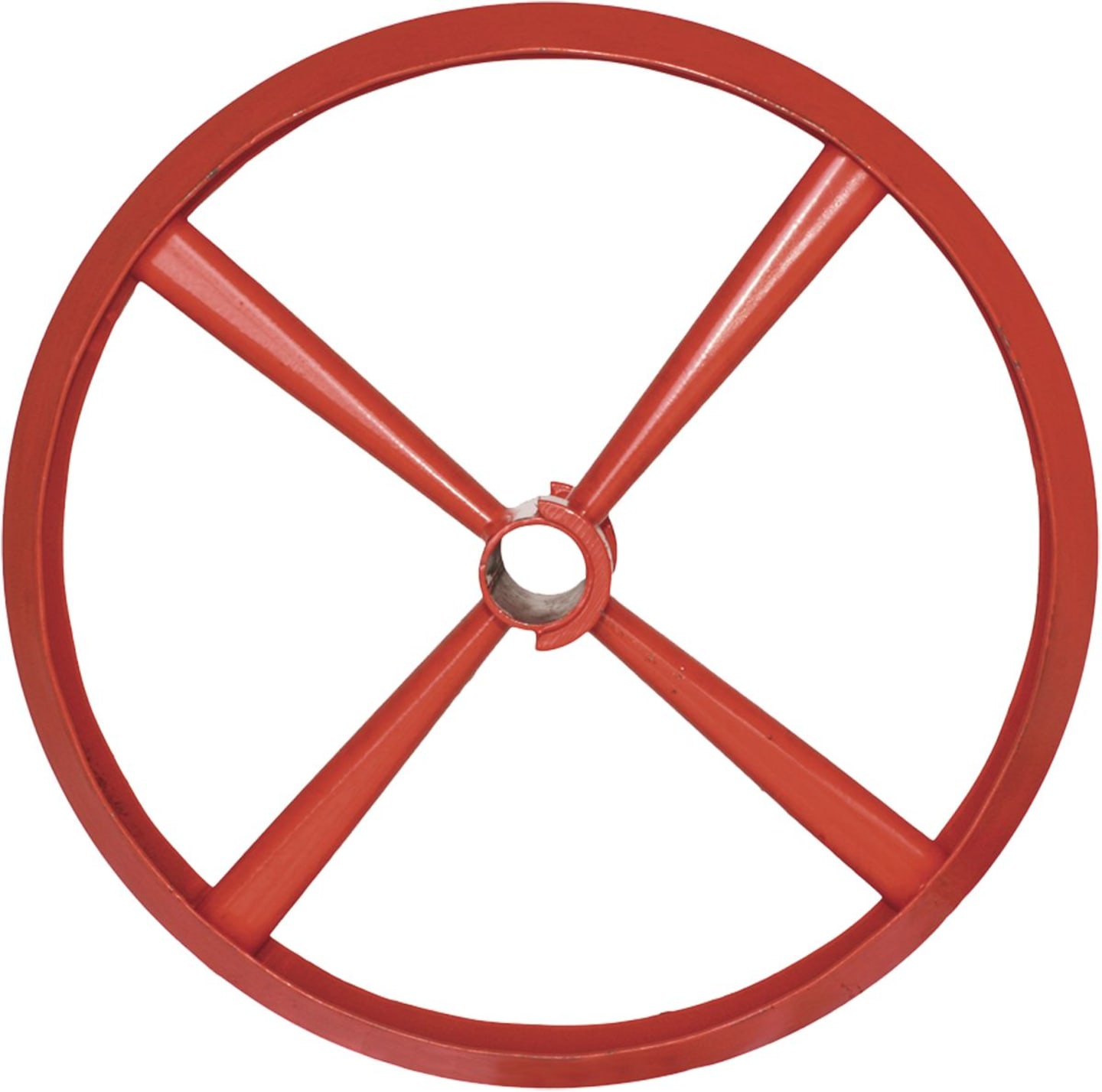 Industriehof® Dachringwalze 600 mm, Welle rund, 50 mm, Breite Nabe 125 mm, 350-009