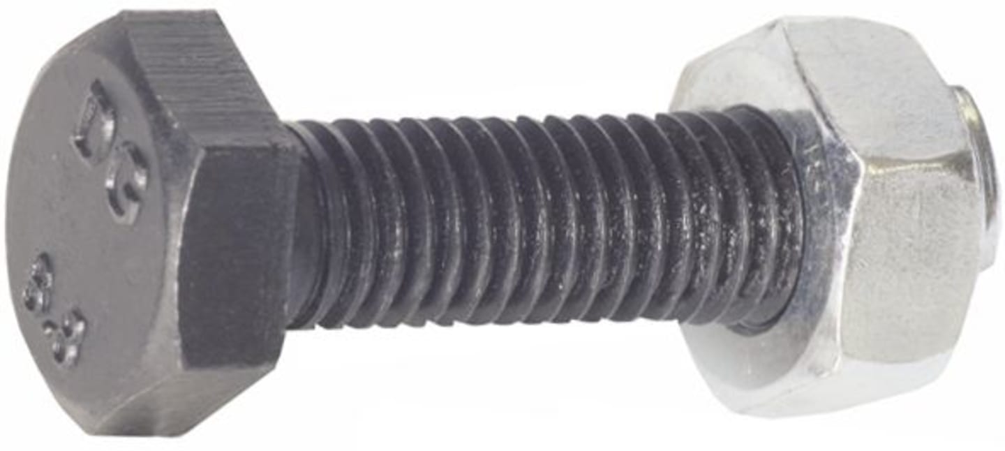 Industriehof® Sechskantschraube M 10 x 1,5 x 35 - 8.8 mit Sicherungsmutter für Gyro, Nicolas, 63-1035