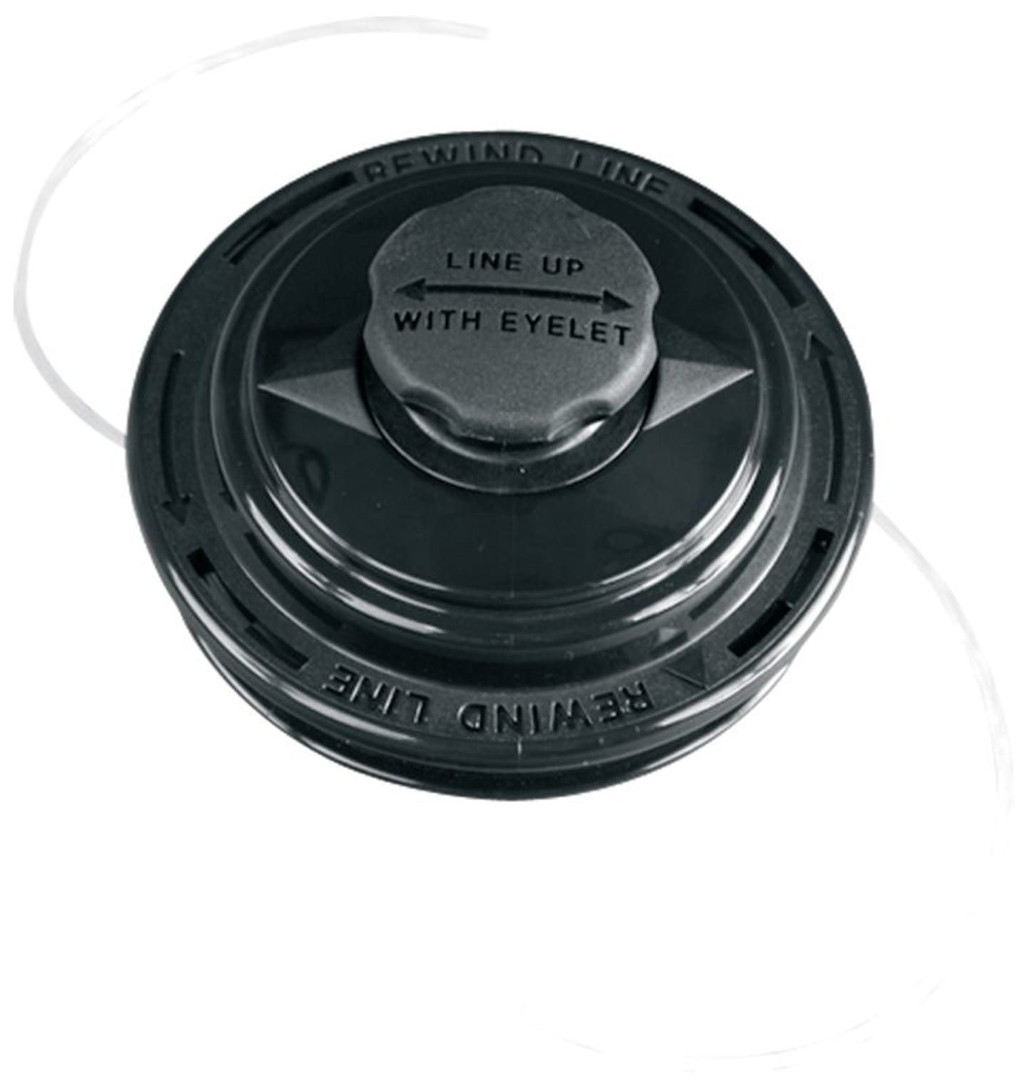 Fadenkopf "Tap & Go Quick Load" halbautomatisch, rechtsdrehend, Ø Faden 2,0 mm, für Motorsensen, Trimmer bis 28 cm³ Hubraum