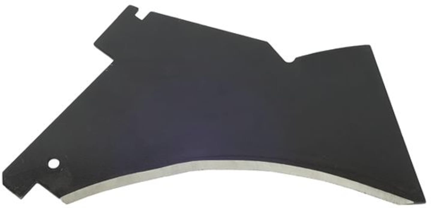 MWS Ladewagenmesser 350 x 188 x 4 mm, für Ladewagen Taarup, 30-0330-61-01-2