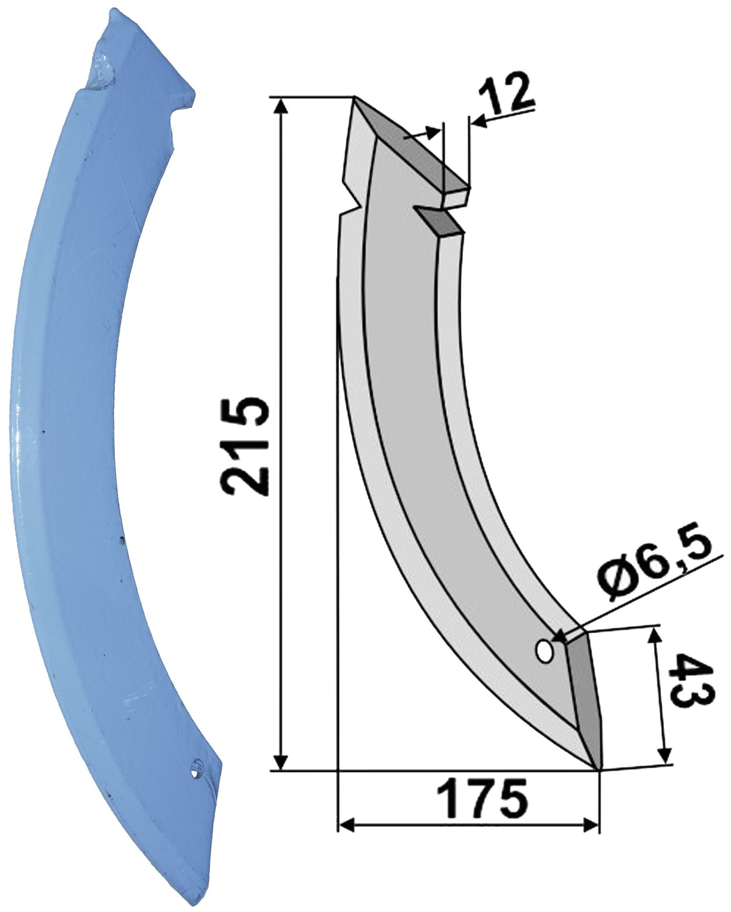 Industriehof® Säschar 12 x 215 x 175 mm, für Sämaschine Fiona, 99.FI-07