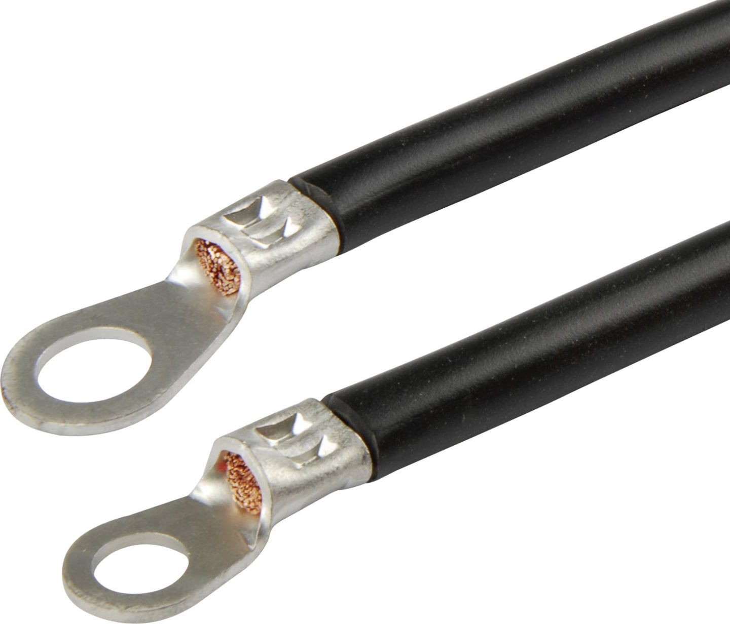 Herth + Buss Masseband 400 mm, Breite 10 mm, für Entstörung, 2 x Ringkabelschuh, isoliert, 52 287 515