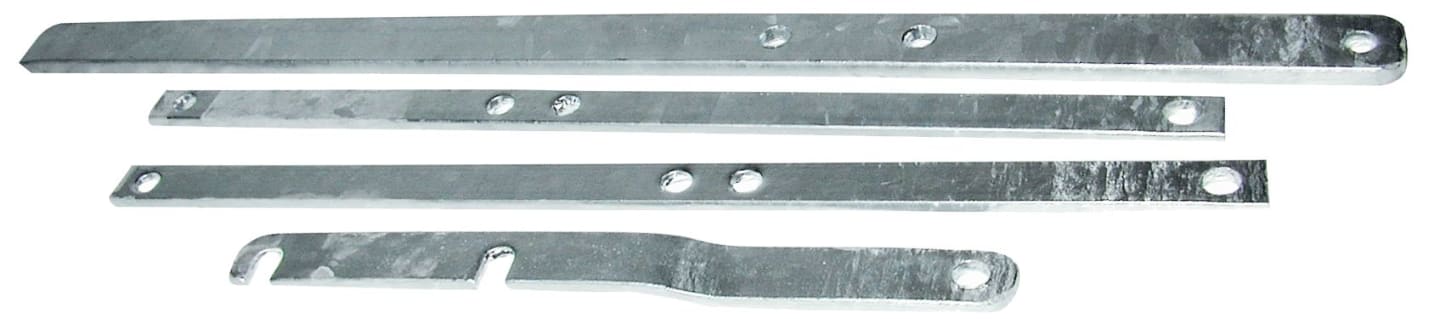 Hücobi Hebelgarnitur, 4 – 8", abschließbar, verzinkt, für Gülleschieber