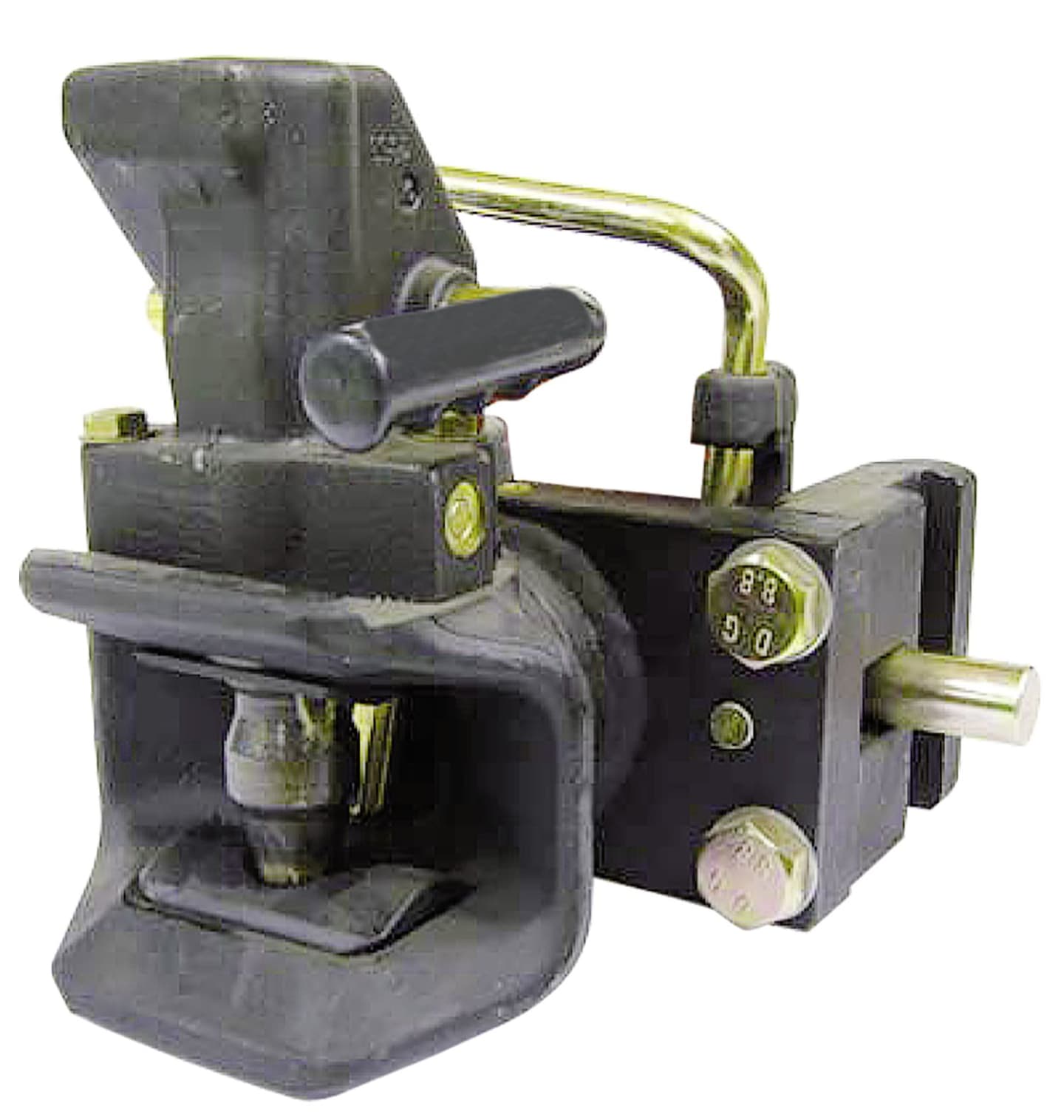 Walterscheid Zugmaul "KU2000/853B", automatisch mit Schienenweite 193 x 80 mm, Ø Bolzen 37 mm, schwarz, 8003996