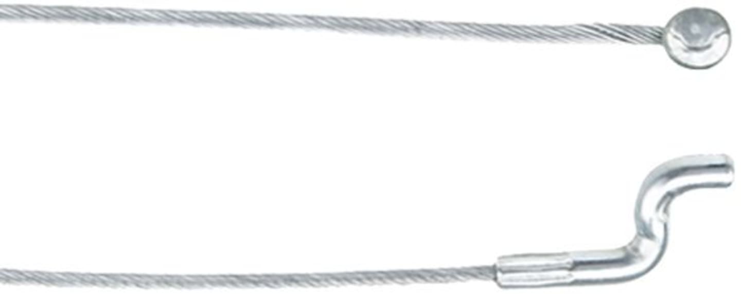 Bowdenzug Ø 1,9 mm, 2.000 mm, angepresster Nippel 8 x 8 mm, Endstück Z-Form Ø 4 mm
