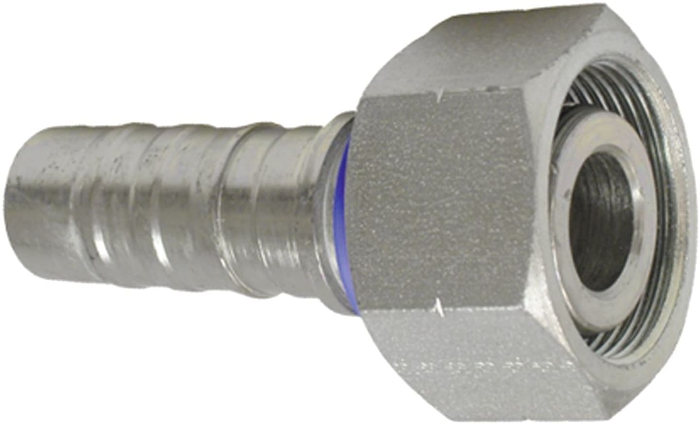 Dichtkegelnippel "DKOS-CS" schwer, gerade, NW DN 25 - 1", M 42 x 2 IG, RA 30, gerade, Aussenkung 24°, O-Ring und Überwurfmutter, Non-Skive