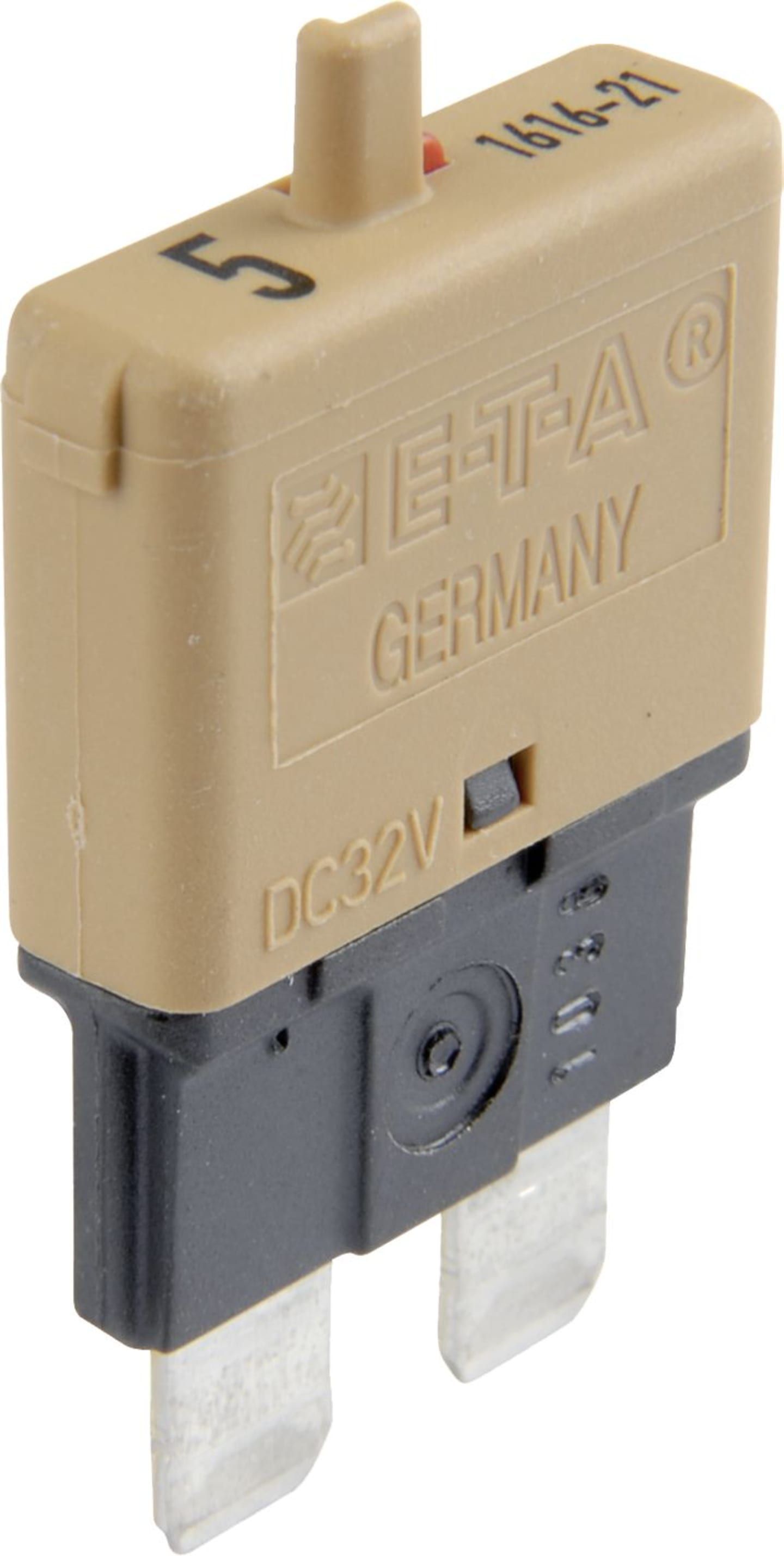 Herth + Buss Sicherungsautomat 5 A/32 V hellbraun, B x H x T 20 x 34,9 x 6 mm, 50 295 900