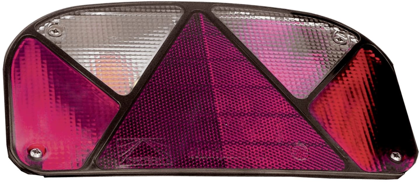 Aspöck® Lichtscheibe "Multipoint II", Brems-, Blink-, Rückfahr-, Stand-, Nebel-, Kennzeichenlicht