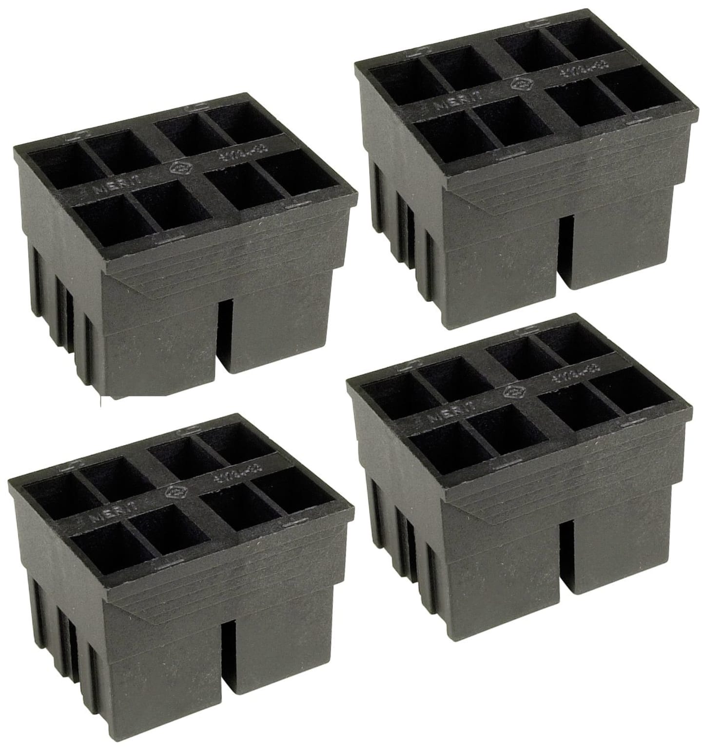 Herth + Buss Steckgehäuse "Kodiersockelsatz", 8-polig, Flachsteckanschluss 6,3 mm, 50 290 672