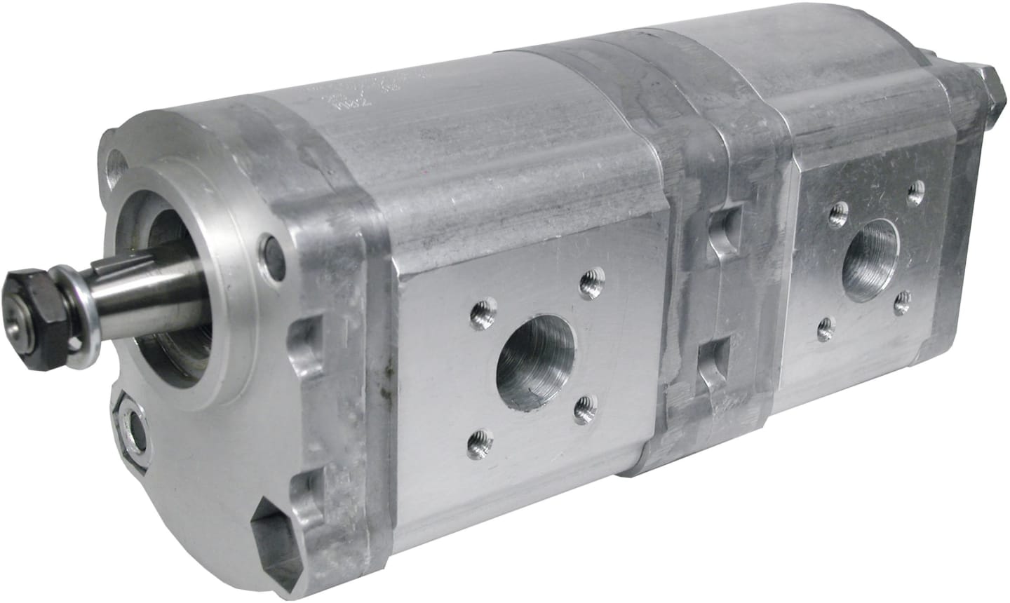 Hydraulikpumpe links doppelt Fördermenge 16 cm³/U; 11 cm³/U, für Case IH C, CS, Deut-Fahr D 07, D 07 C, DX, Intrac, Steyr 900, 9000