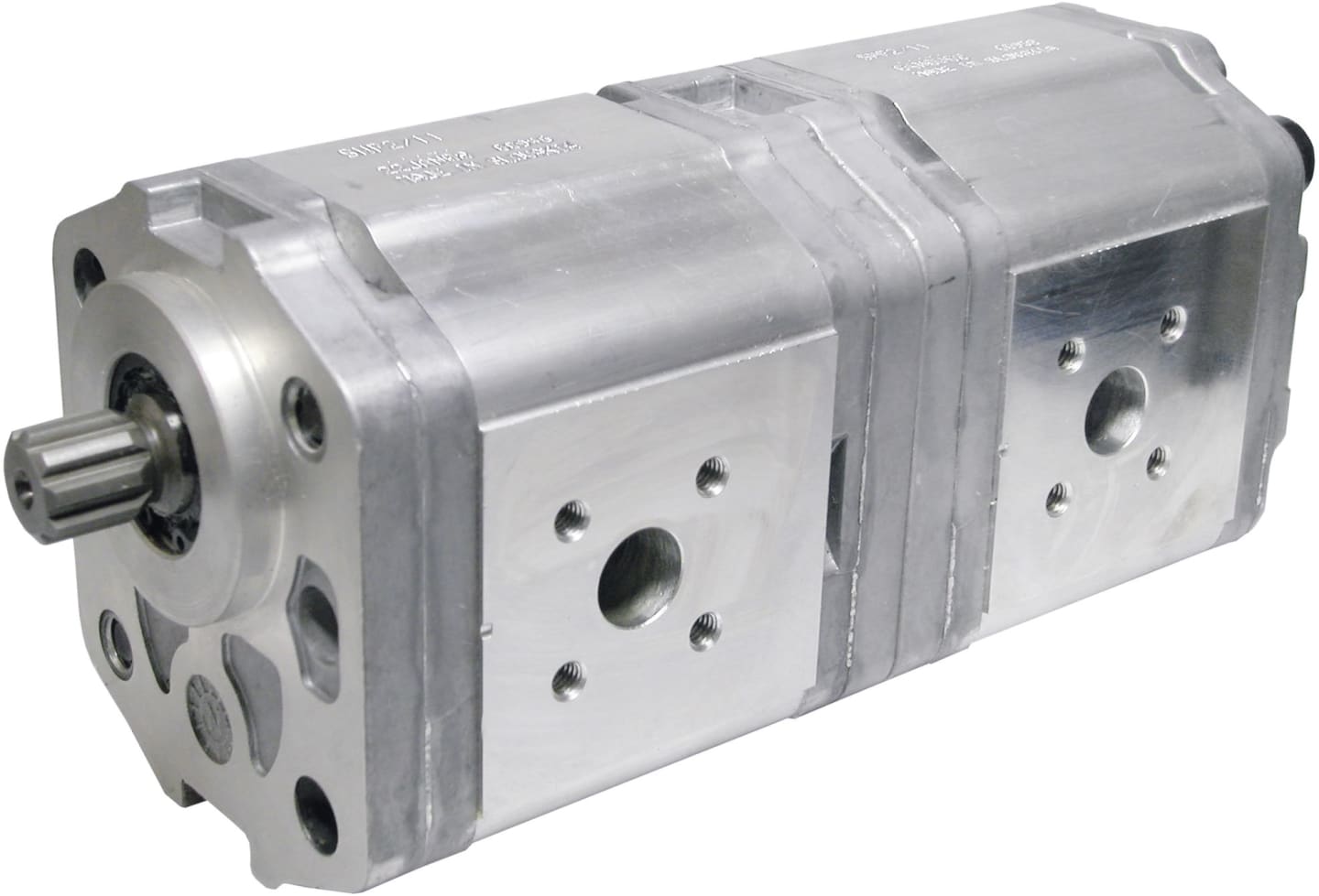 Hydraulikpumpe links doppelt Fördermenge 22,5 cm³/U; 14,0 cm³/U, für Deutz-Fahr DX, Agrostar