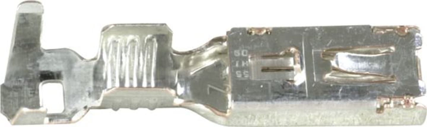 Herth + Buss Crimpverbinder "Kostal SLK 2,8 ELA" Flachsteckhülse 2,8 x 0,8 mm, Kabel 1 – 2,5 mm², versilbert, 50 253 238