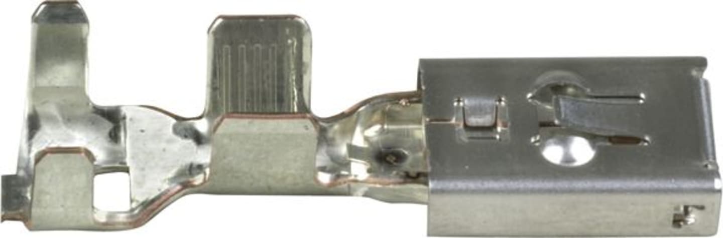 Herth + Buss Crimpverbinder 6,3 x 0,8 mm, Kabel 8 – 12 mm², versilbert; unisoliert, Steckgehäuse Kostal LSK 8 ELA, 50 253 336