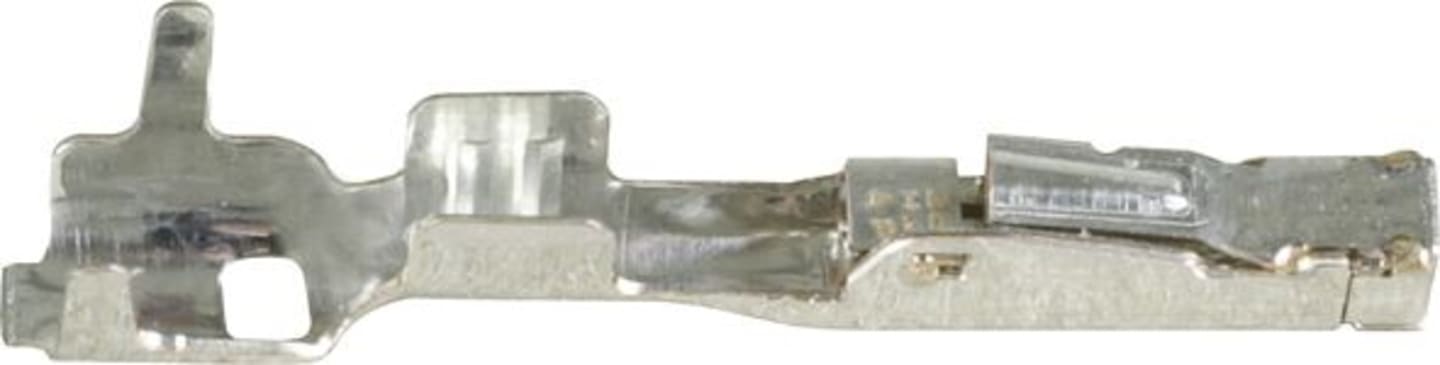 Herth + Buss Crimpverbinder Flachsteckhülse 1,2 x 0,6 mm, Kabel 0,75 – 1 mm², versilbert, 50 253 465