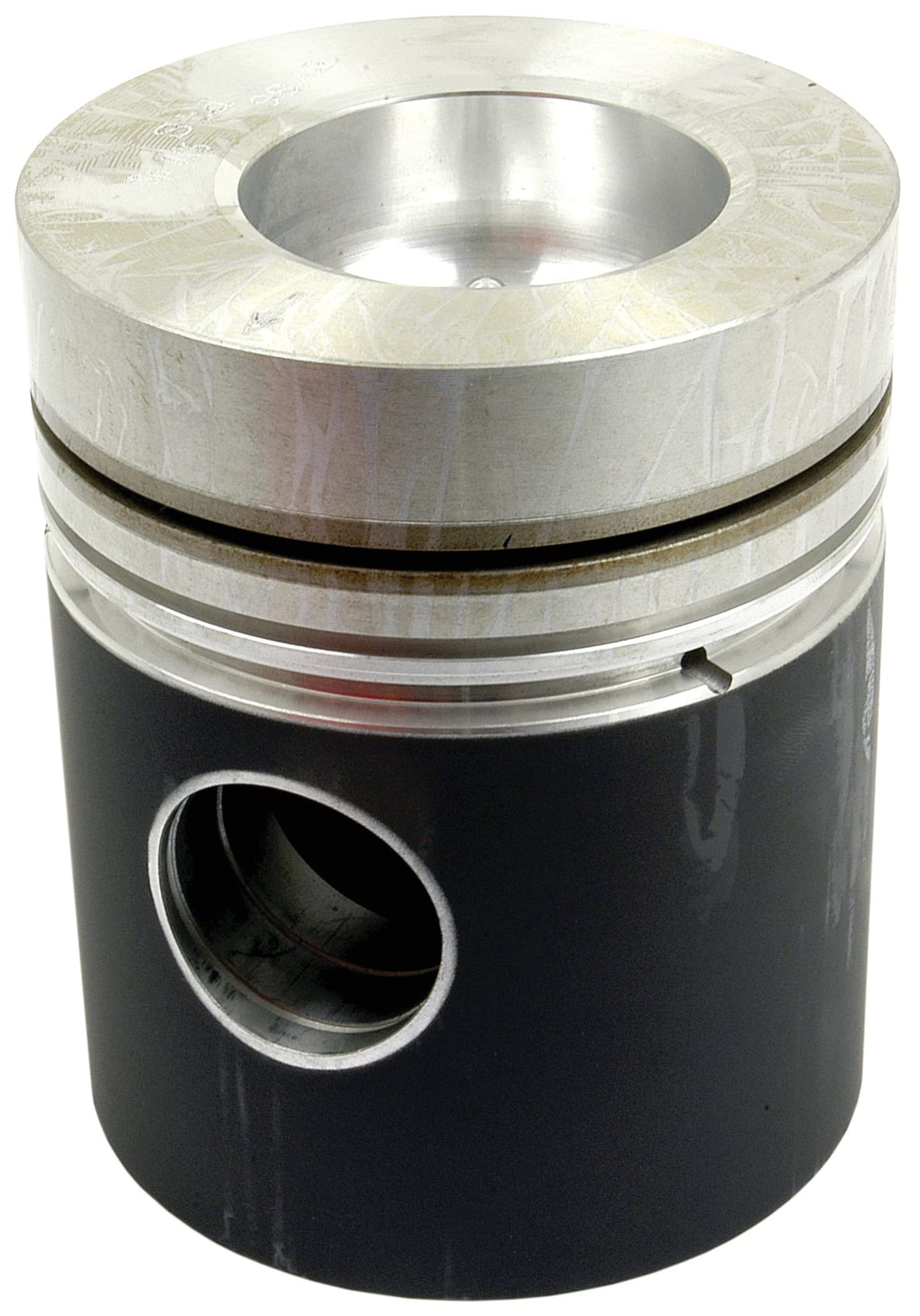 Kolben, Motor Perkins AT6.354.4, Ringträgerkolben, Brennkammer mit Spitze, Ø Kolbenbolzen 34,93 mm, für Landini, Massey Ferguson