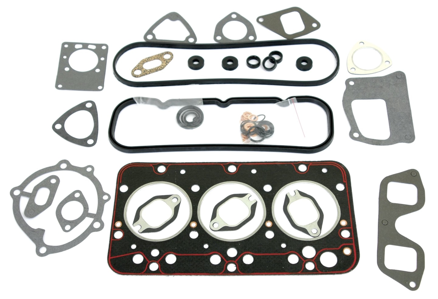Motordichtsatz oben, für 3-Zylinder-Motor 8035.01, Traktor Fiat 450, 466, 470, 480