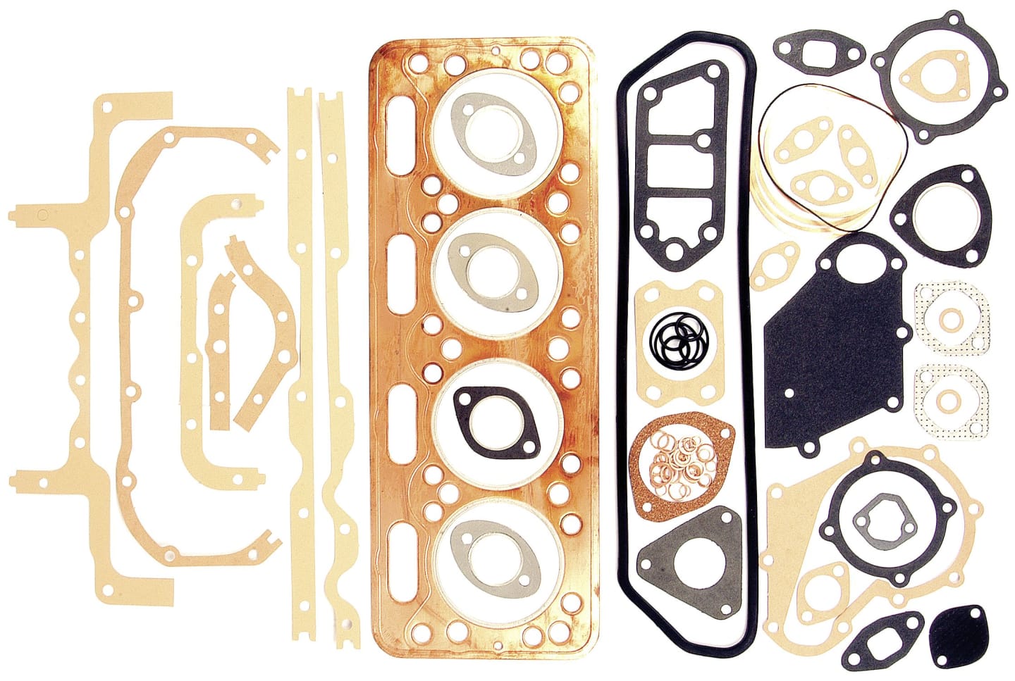 Motordichtsatz für 4-Zylinder-Motor Mercedes Benz OMCO3, Traktor Fiat 650