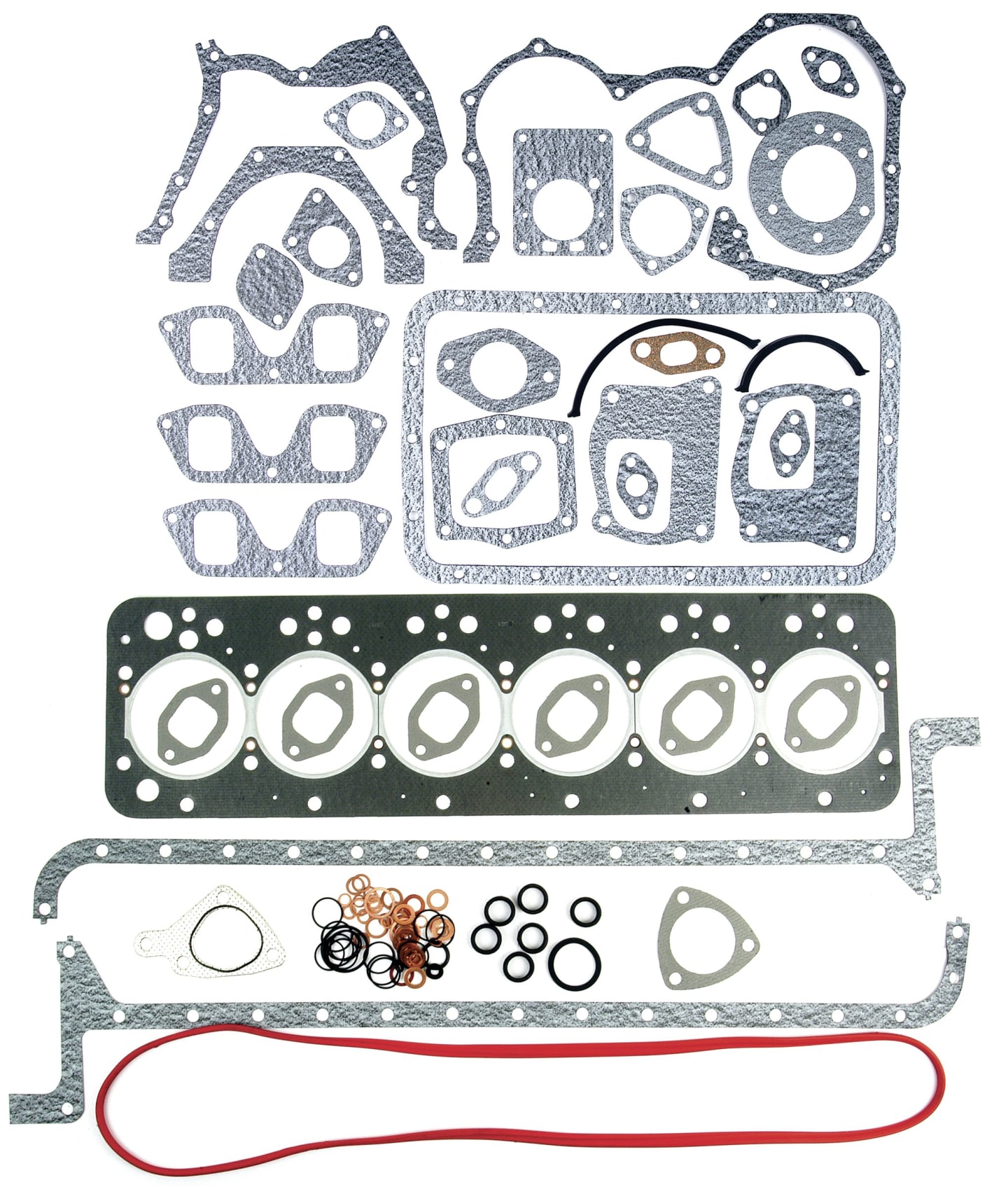 Motordichtsatz für 6-Zylinder-Motor 8065.04, Traktor Fiat 1000, 1180