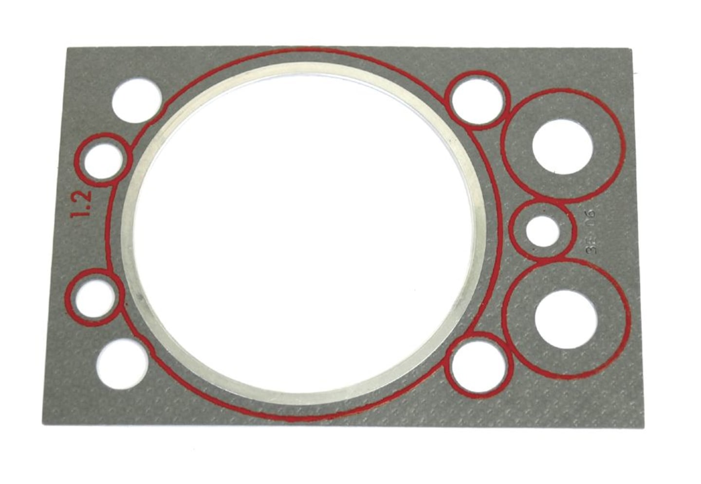 Zylinderkopfdichtung 3; 4-Zylinder 1,20 mm, für Traktor Zetor UR 1 (Serie 2, 9, 10, 92)