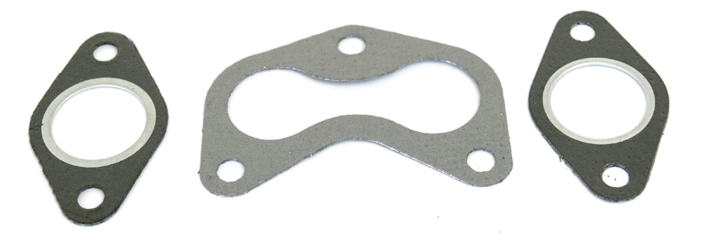 Krümmerdichtung 7 x 10,5 mm, 3-teilig, für Traktor David Brown 900, 1000, Baggerlader Case IH 580