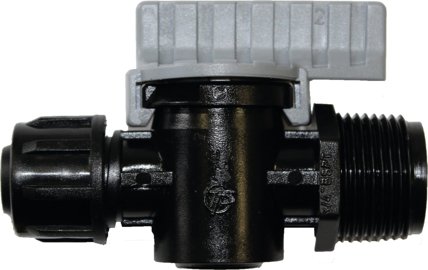 TAVLIT Kugelhahn 16 mm x 3/4" AG, Twist Lock, für dünnwandiges Tropfrohr, 76220-010200