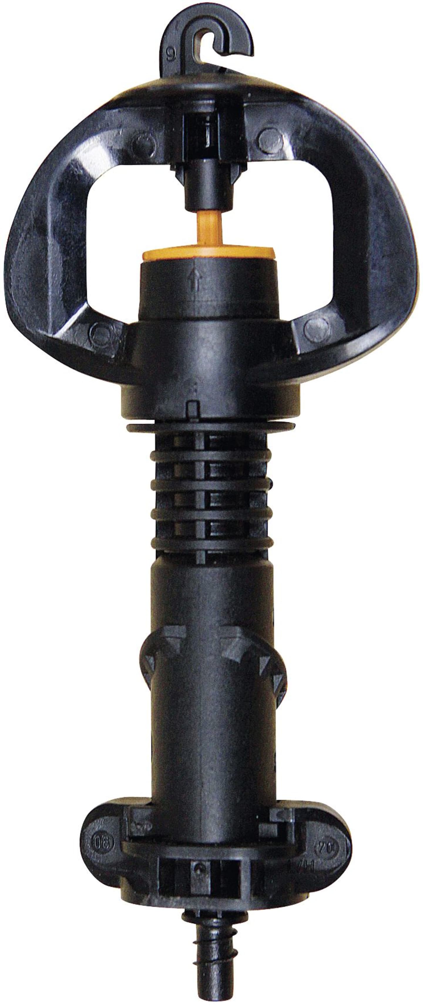 NETAFIM™ Microsprinkler "SuperNet™ Jet" 70 l/h, Ø 6,20 m, 180°, schwarz, 63500-101470