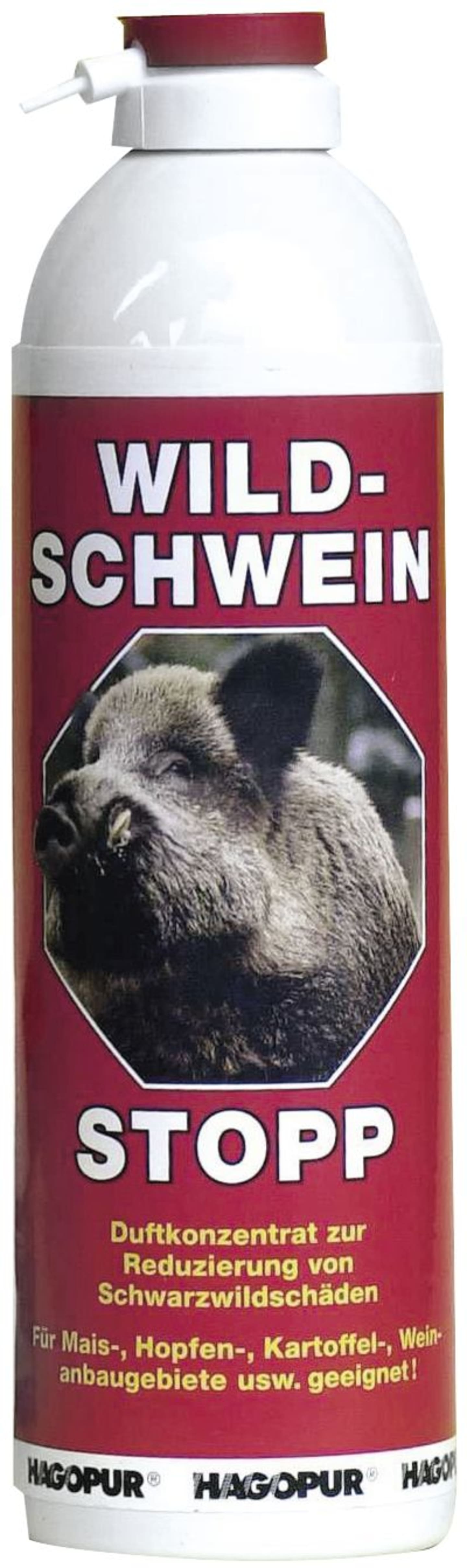 Hagopur® Abwehrmittel "Wildschwein Stopp" rot, 400 ml