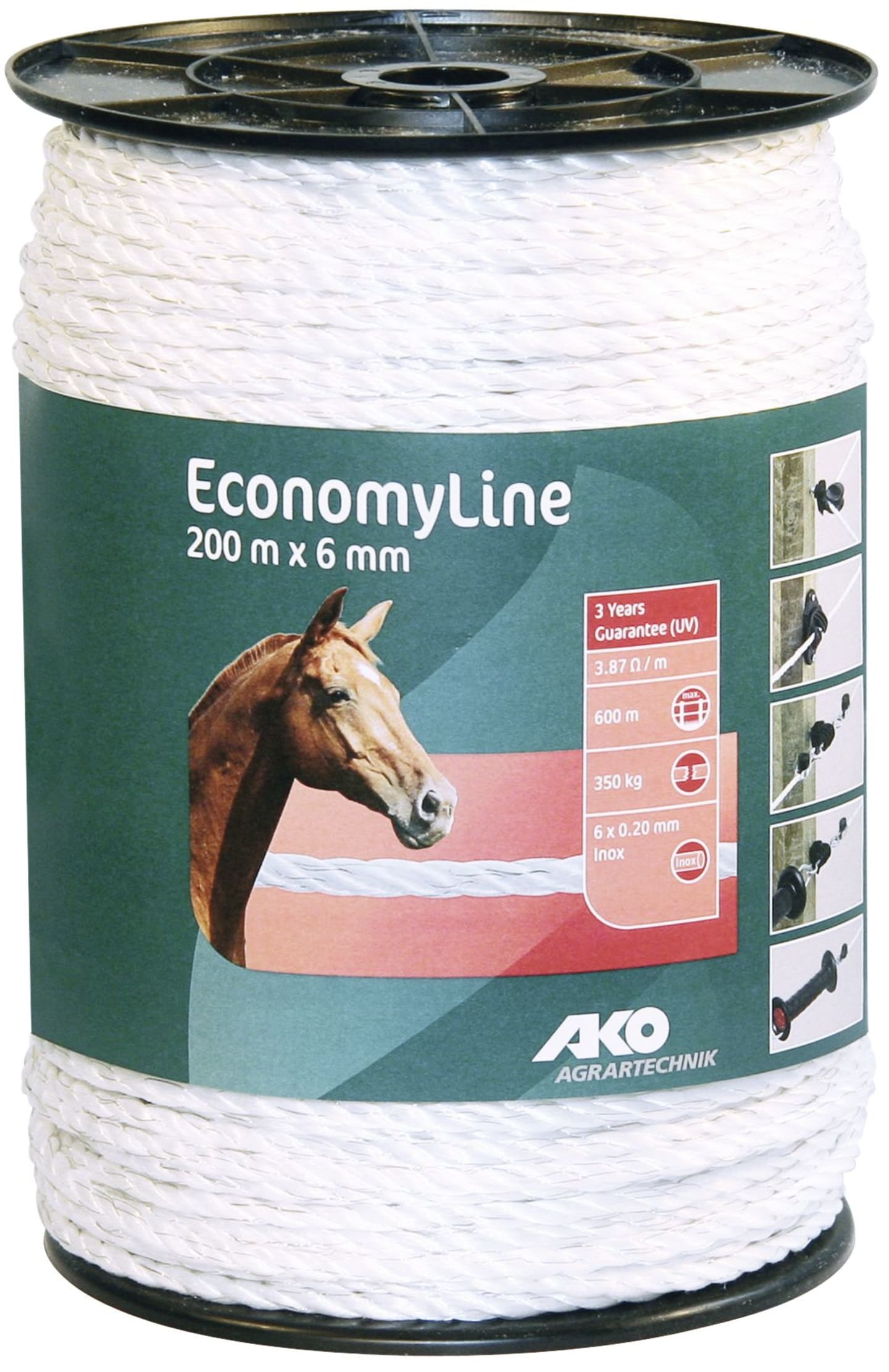 Ako Elektroseil "Economy Line" 6,0 mm/200 m, 44531