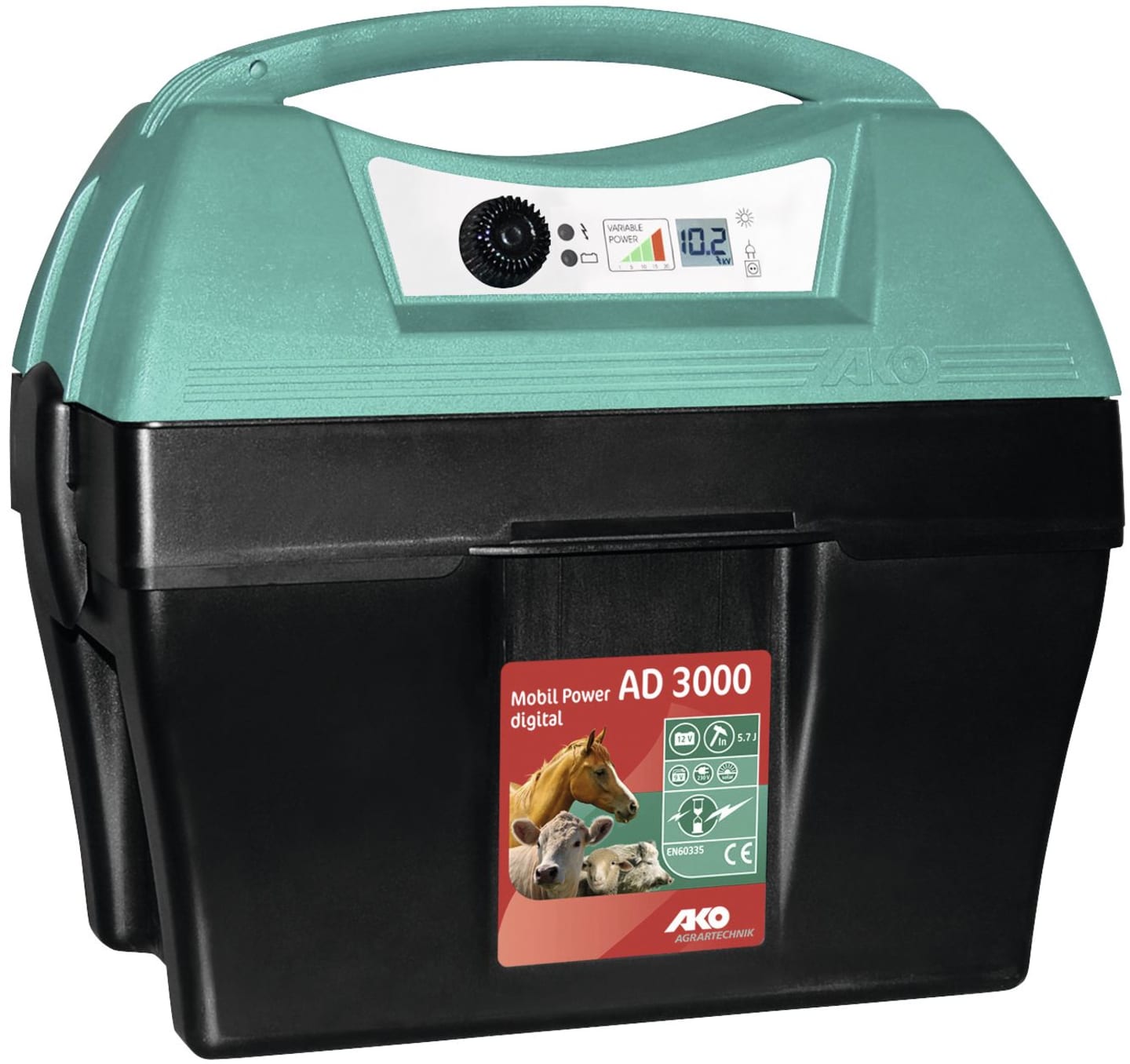 Ako Weidezaungerät "Mobil Power AD 3000 Digital" 9 V; 12 V, 372291