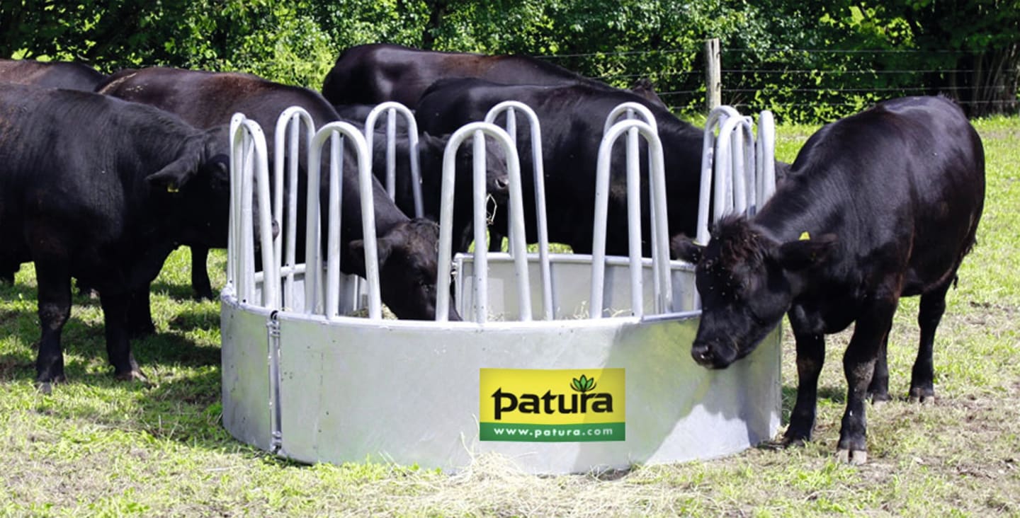 Patura Heuraufe Ø 2,32 m, 12 Fressplätze, für Rinder, Pferde, 303520