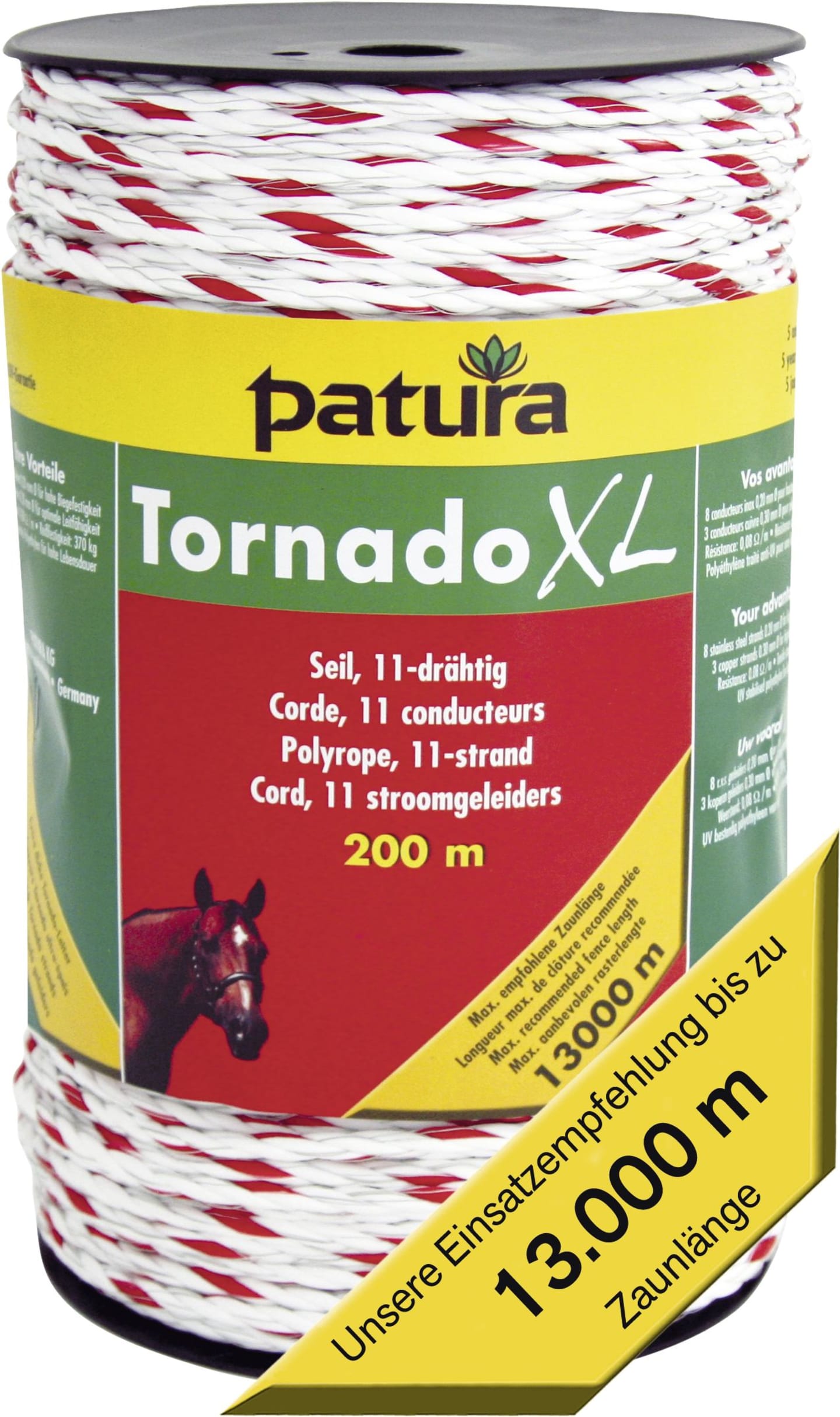 Patura Elektroseil "Tornado XL"