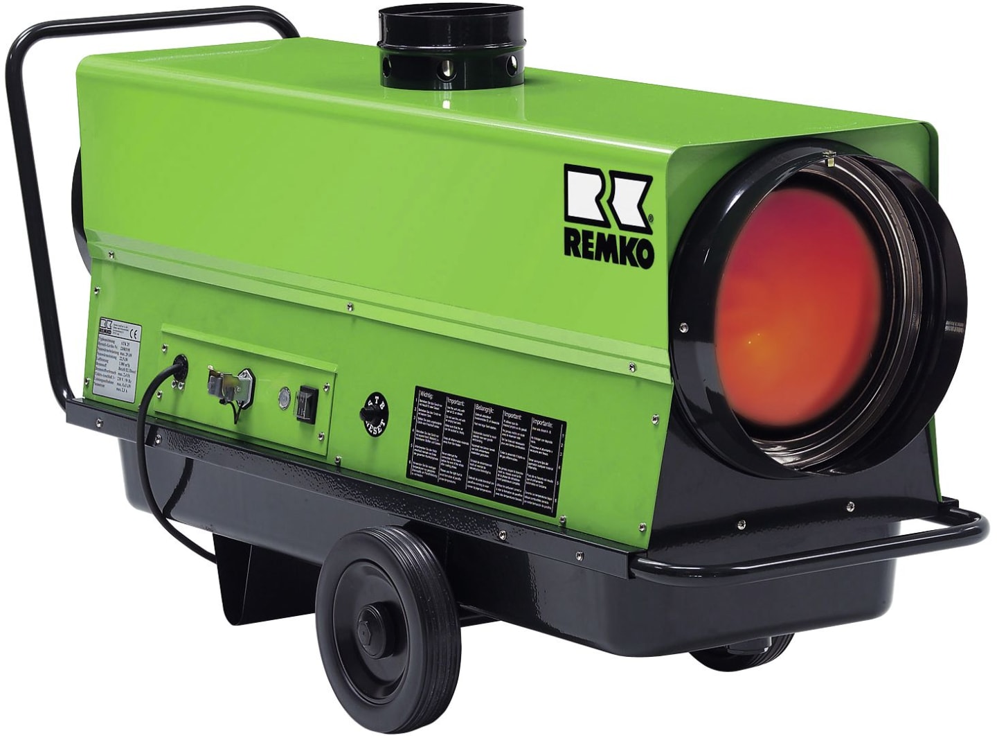 REMKO Heizkanone "ATK 25" 22,5 kW, Heizöl/Diesel, mit Abgasführung, 120850