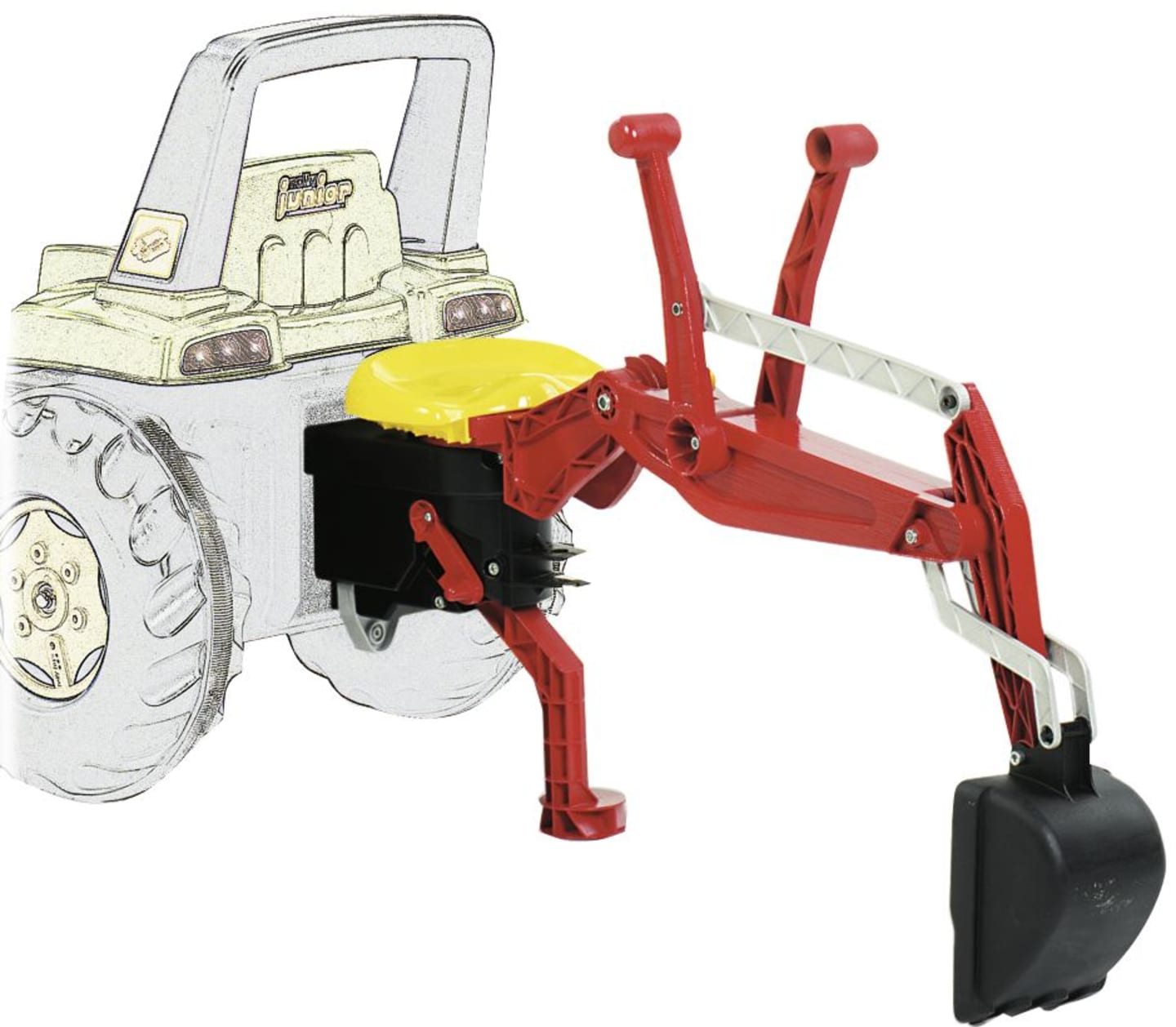 Rolly Toys® Anbauheckbagger "RollyBackhoe", 40 932 7