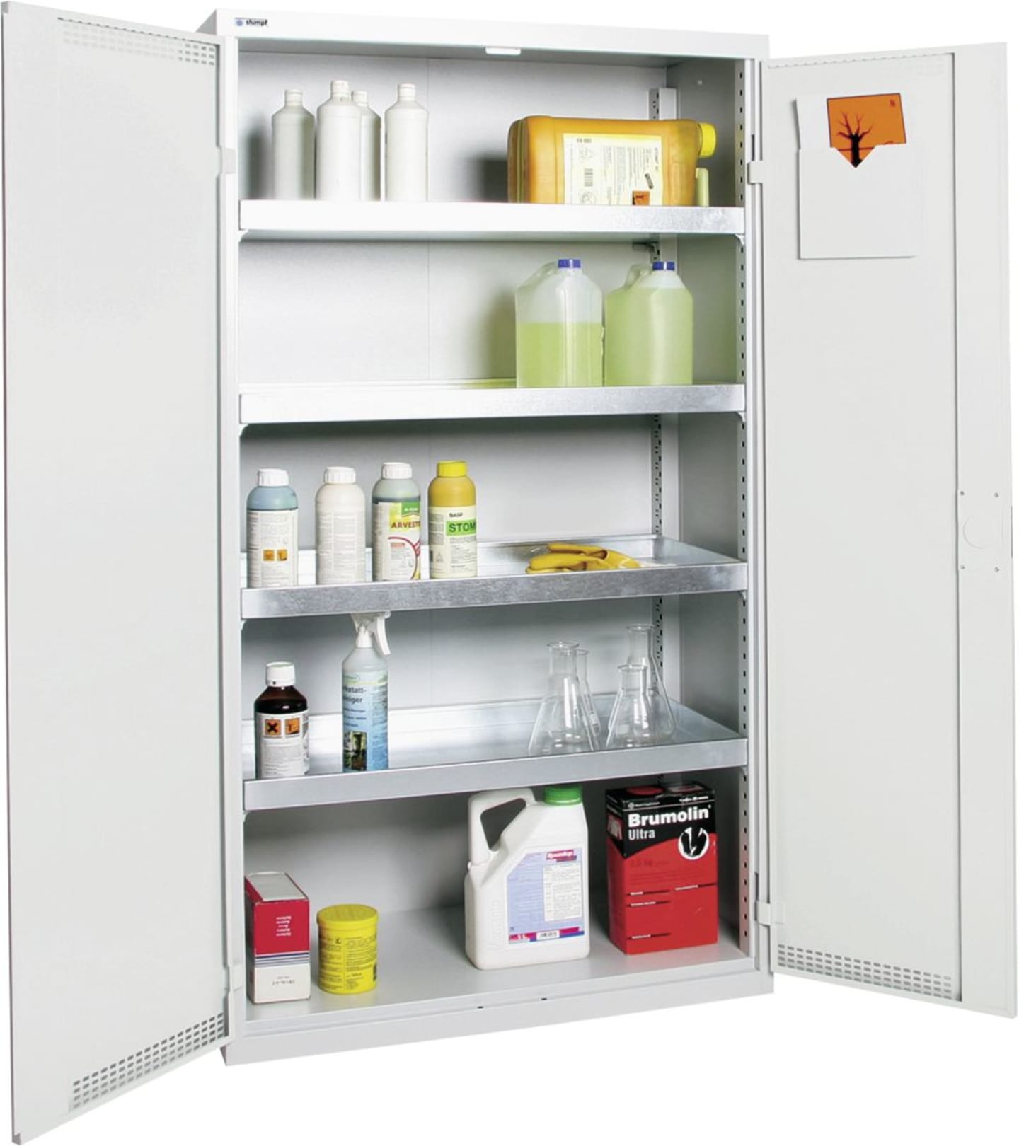 Stumpf Metall® Umweltschrank "Basic-Plus-4", 100 x 180 x 50 cm