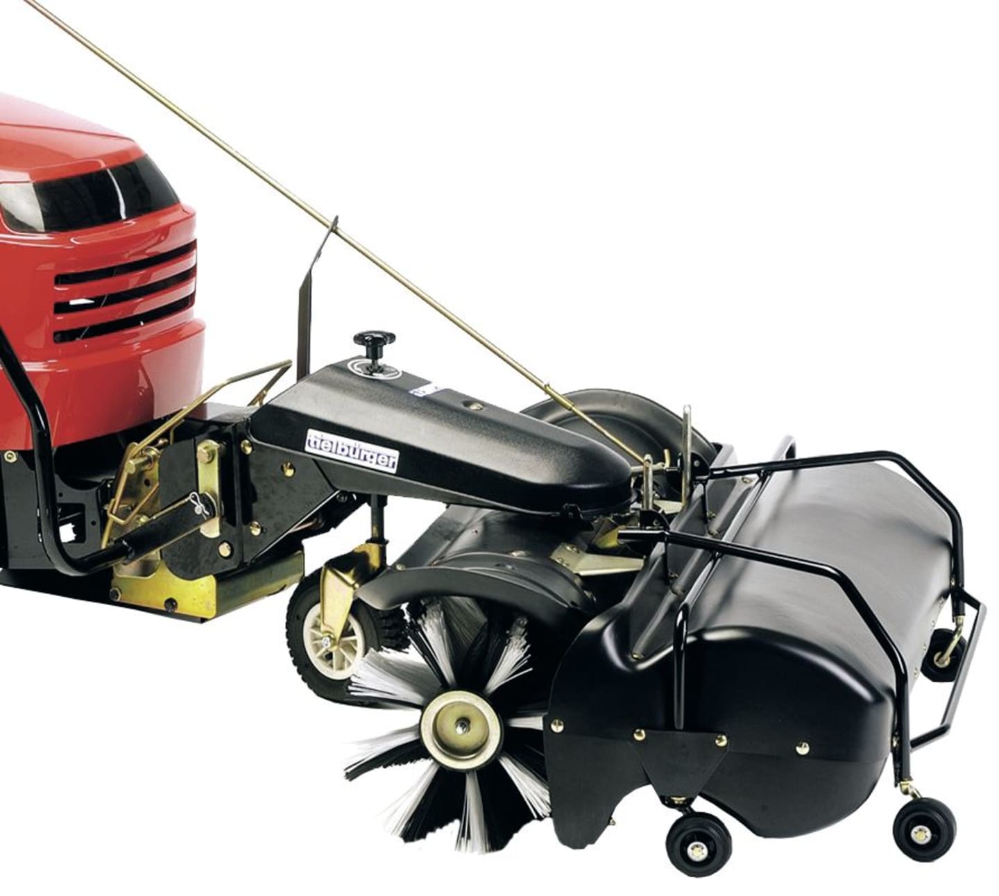 Tielbürger Kehrmaschine "tk520" mit Sammelbehälter für Rasentraktor, AD-200-001TS