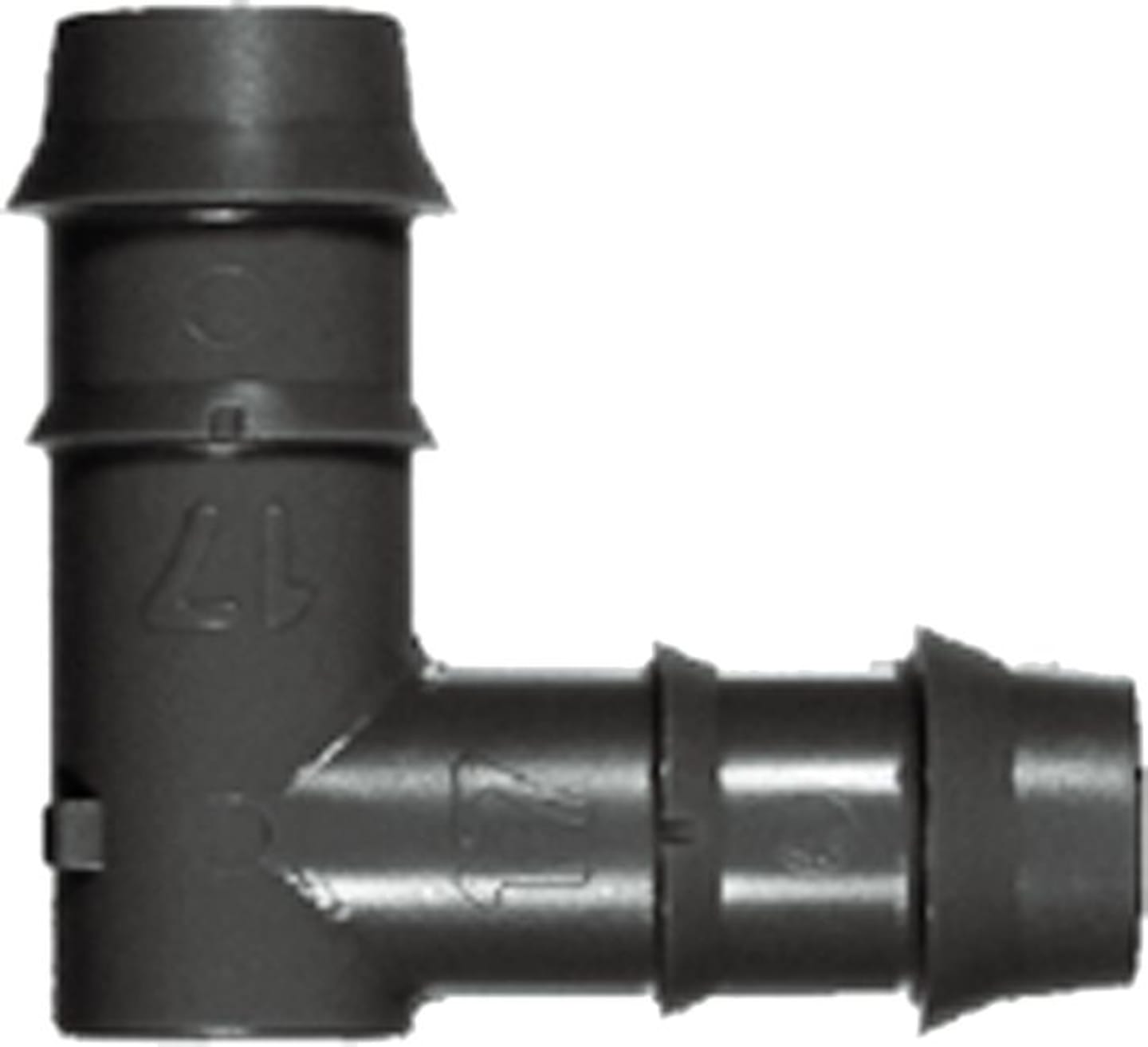NETAFIM™ Winkelverbinder 90 ° 16 mm, für dickwandiges Tropfrohr, PE-Rohr, 1 St., 32500-012500