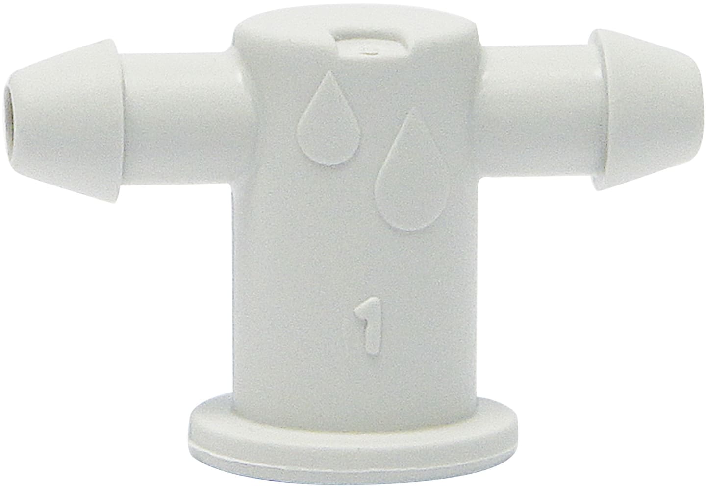 NETAFIM™ Adapter grau 2-fach, für Tropfer mit Nippelauslass, Microschlauch 3 x 5 mm, 32000-002555