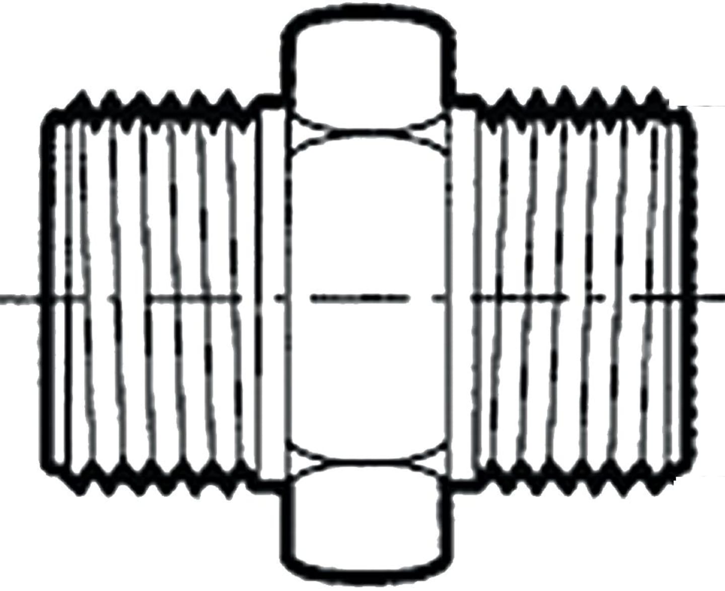 Agrotop Doppelnippel G 3/4" AG BSP für Hochdruckleitungsfilter "345", 14922
