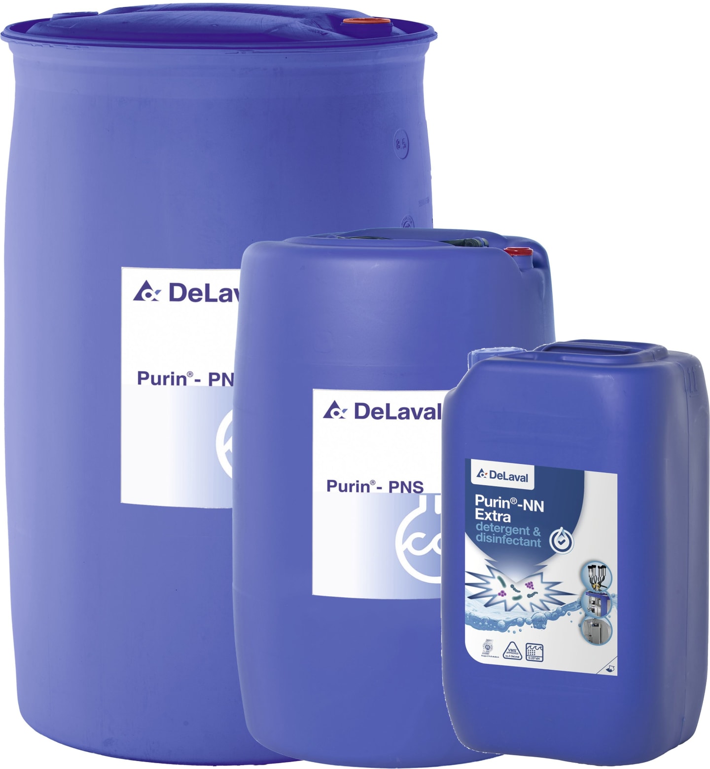 DeLaval Melkmaschinenreiniger "Purin NN extra" alkalisch, flüssig, chlorhaltig