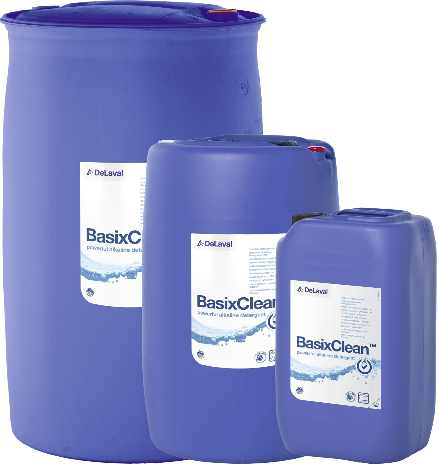 DeLaval Melkmaschinenreiniger "Basix Clean" alkalisch, flüssig, chlorhaltig