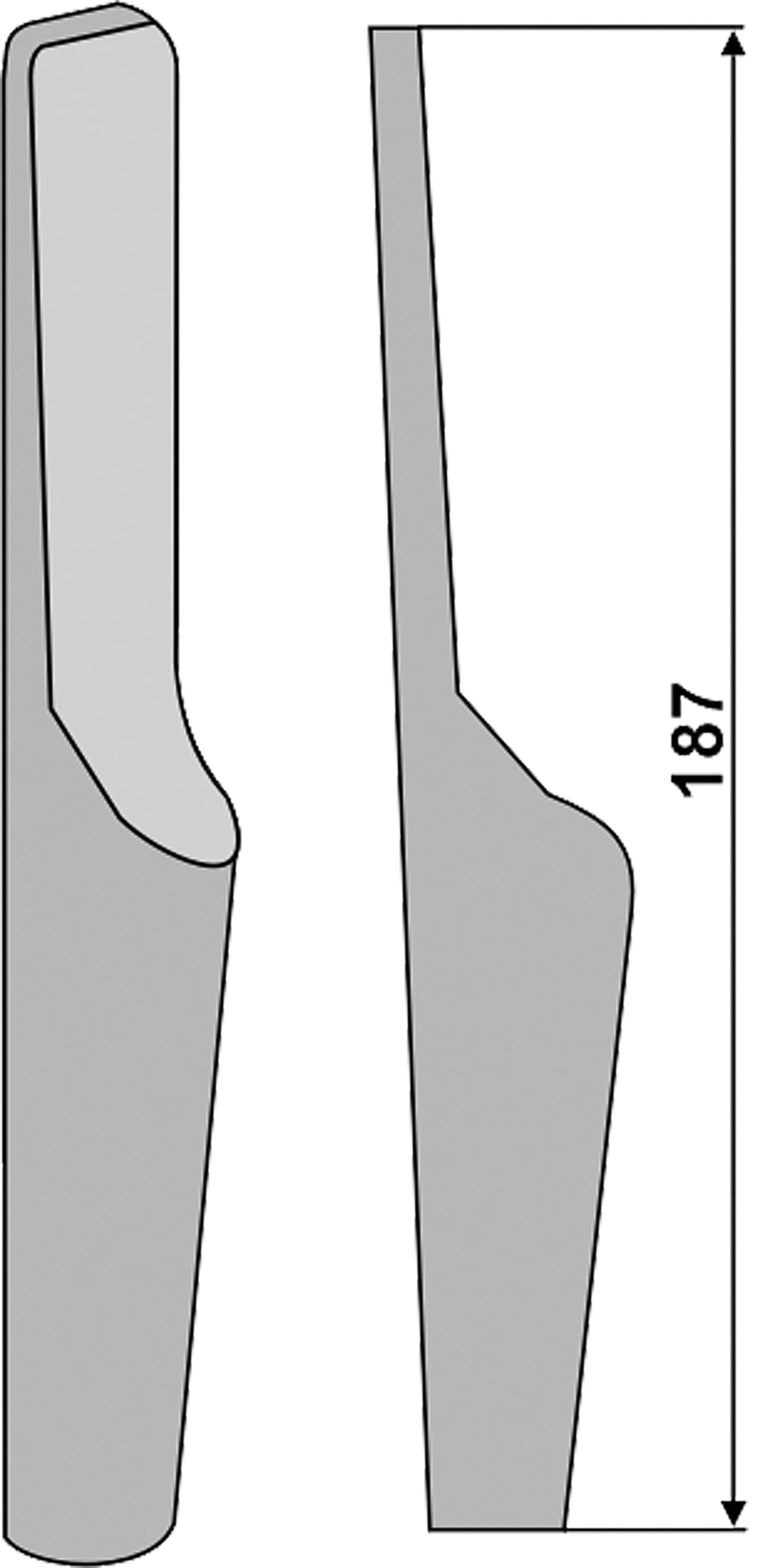 Industriehof® Aufschweißspitze , für Lely Kreiseleggenzinken, RH-81
