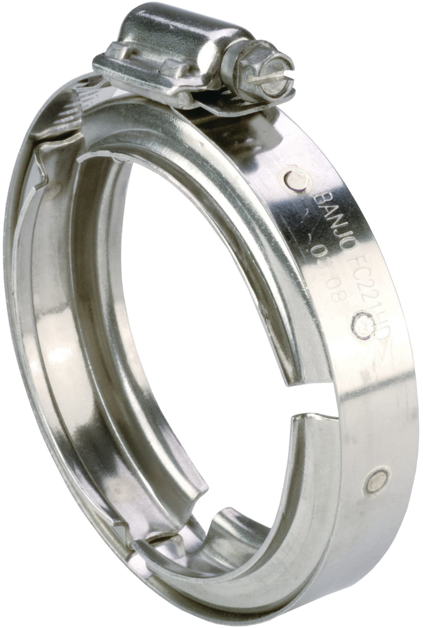Agrotop Flanschklemmring 2" Edelstahl voller Durchgang am Anschlussflansch, 11287