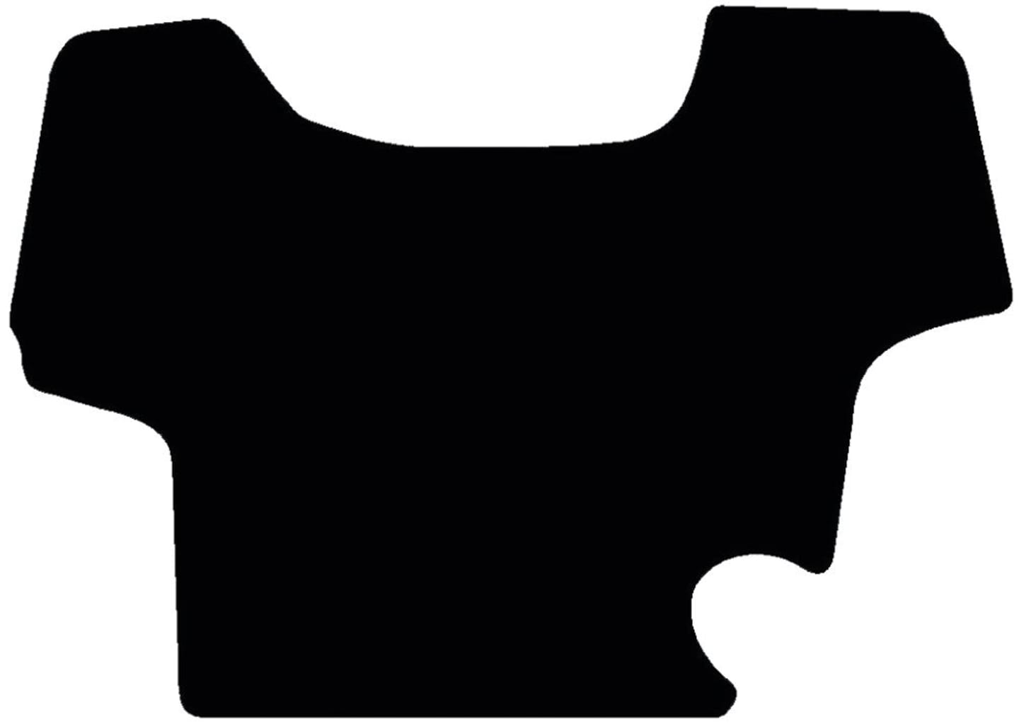 Fußmatte Velours schwarz, für Case IH Traktor Farmall A, ab Bj. 14