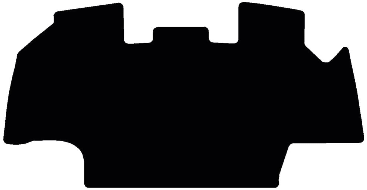 Fußmatte Velours schwarz, für Case IH Traktor: Magnum 260, 315, 340, ab Bj. 14