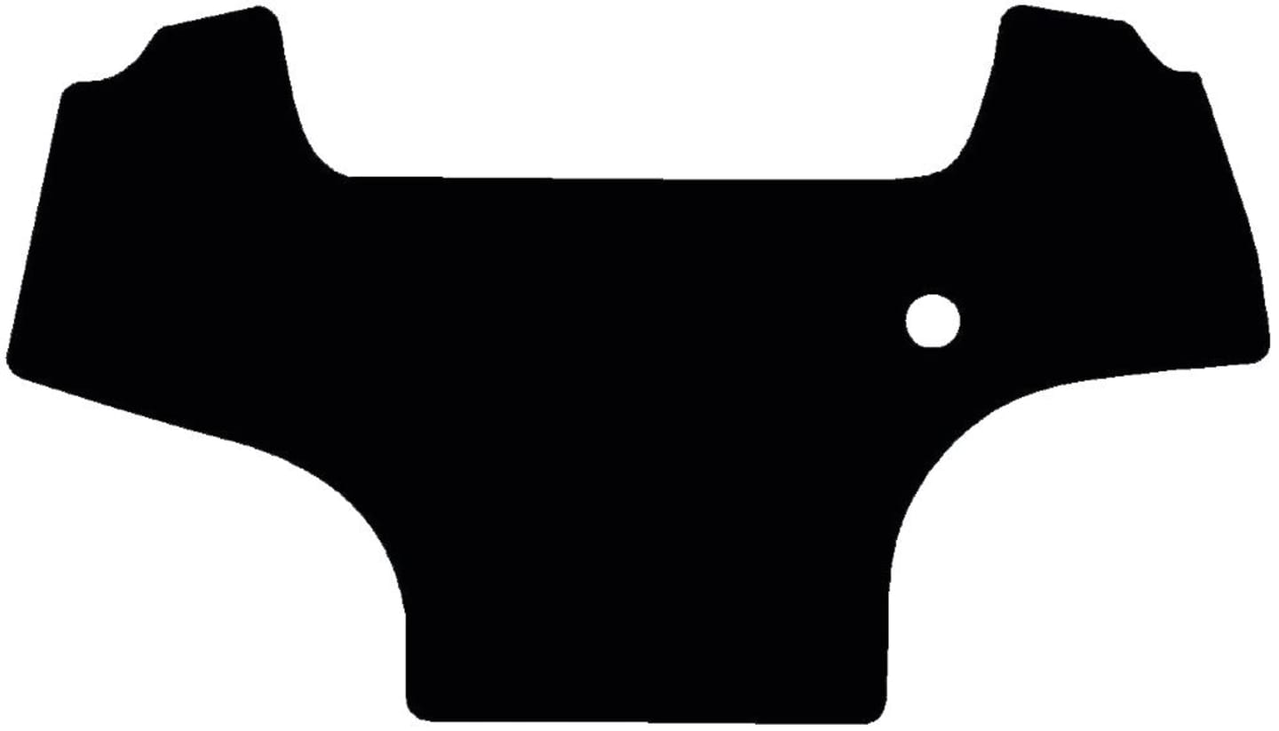 Fußmatte Velours schwarz, für Deutz-Fahr Traktor Serie 6, 7 TTV, Bj. 12 – 16